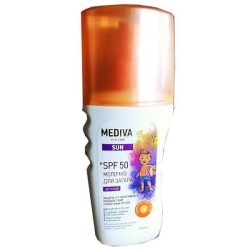 Молочко для загара, Mediva (Медива) 150 мл Сан SPF50 детское