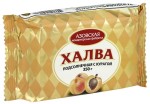 Халва, 350 г подсолнечная с курагой мягк. упак.