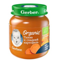 Пюре Gerber Органик тыква и сладкий картофель 125 г