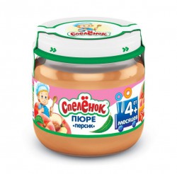 Пюре Спеленок персик с 4 мес 80 г