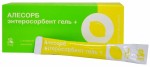 Алесорб энтеросорбент гель+ эрциг, гель для приема внутрь 10 г 18 шт БАД с янтарной кислотой лимон пакетики